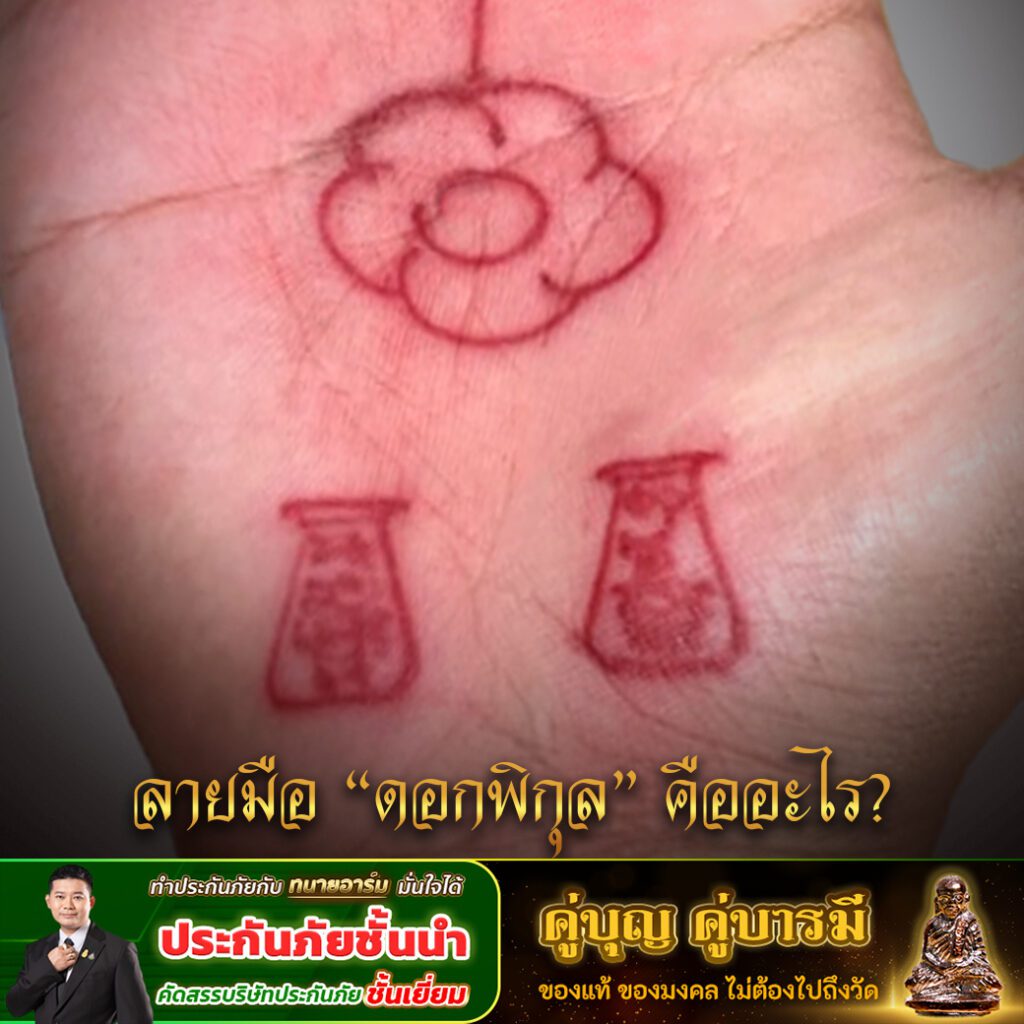 การสักลายมือ ดอกพิกุล 3 copy 0